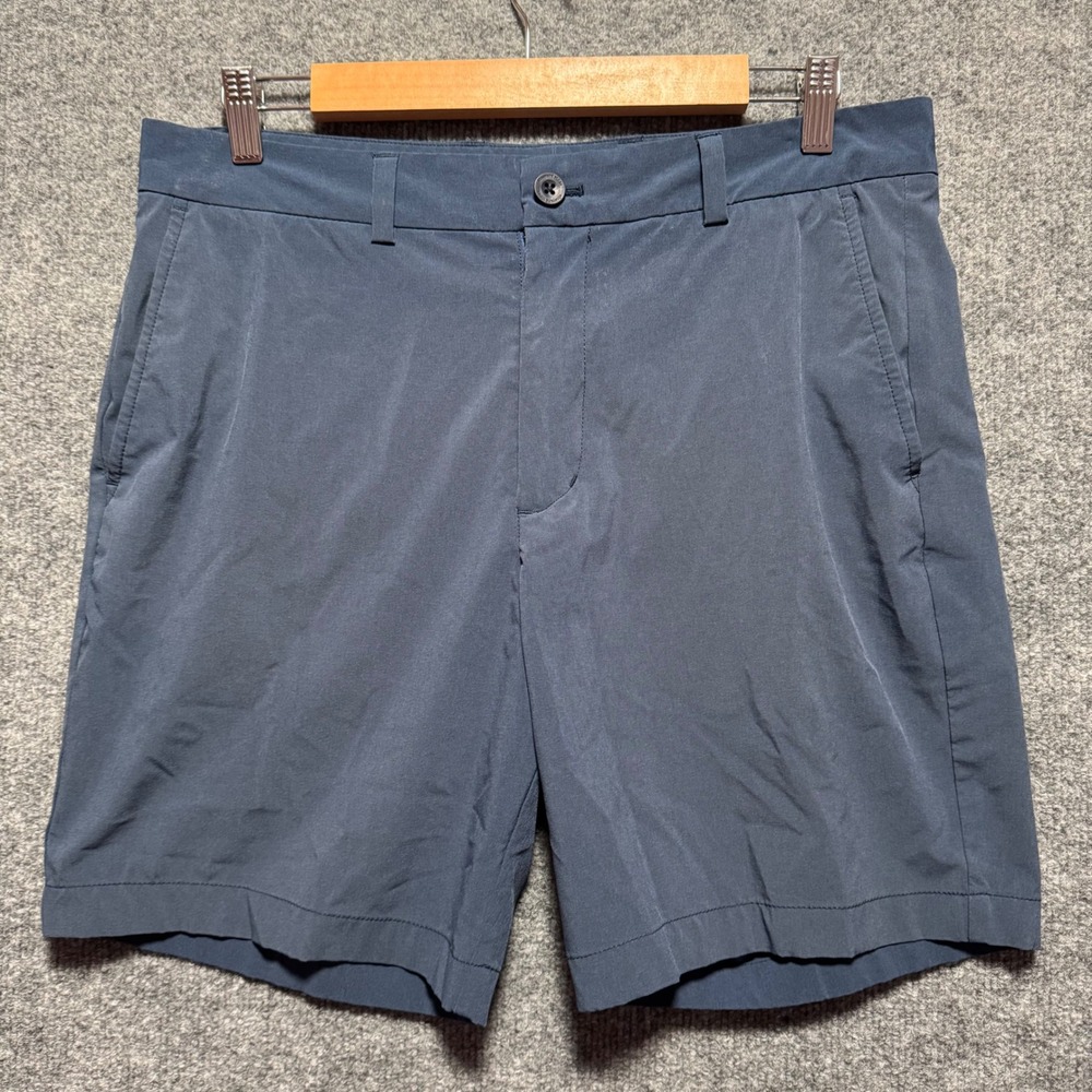 Vineyard Vines Breaker Shorts 32 Mens Performance  Navy Blue Golf Stretch 7in